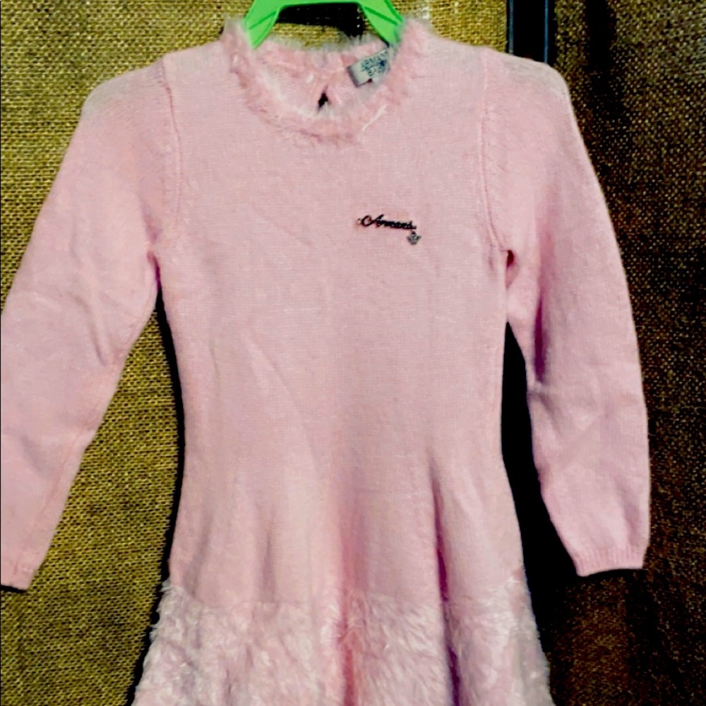 Armani Baby Sweater Dress Winter Angora Cashmere Wool Blend 24 month
